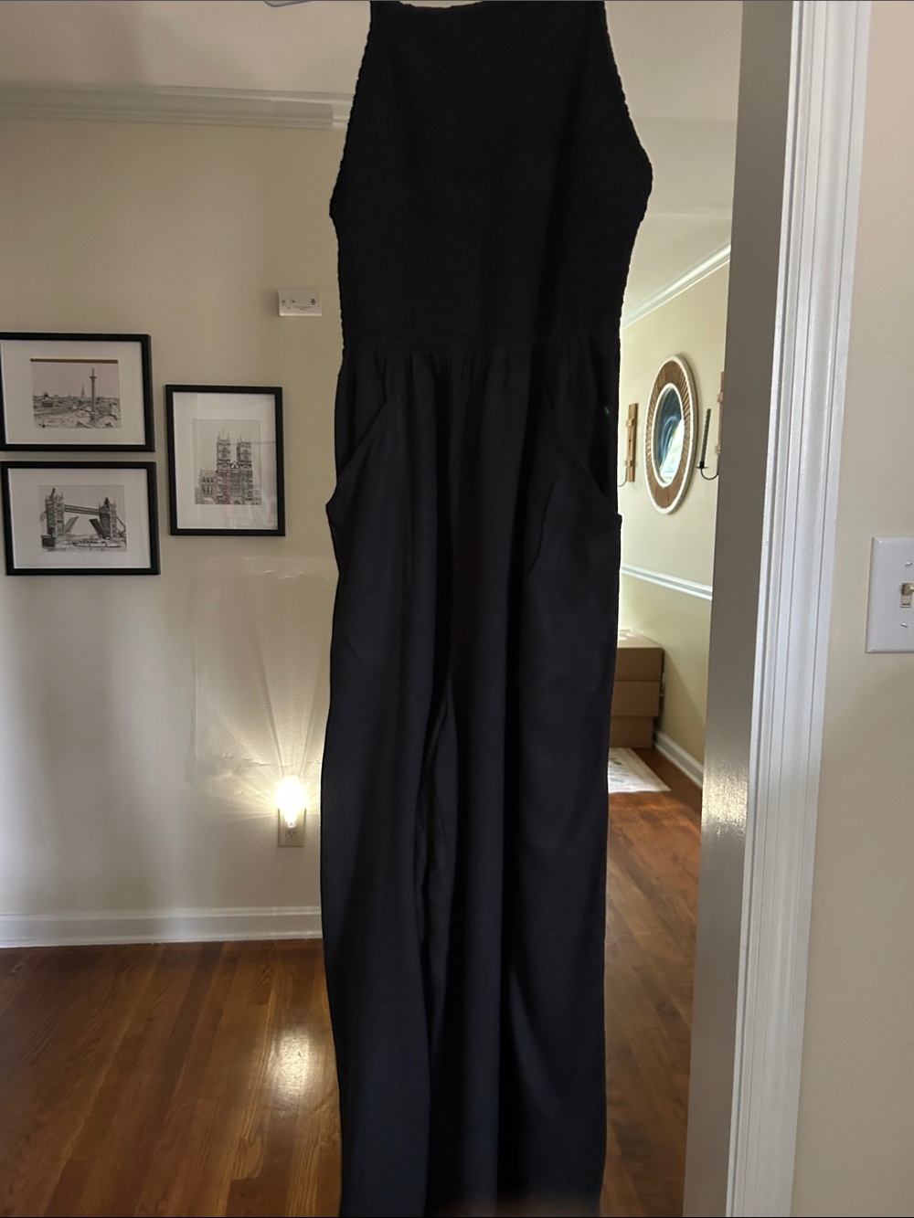 American Eagle Outfitters Black Sleeveless Jumpsuit